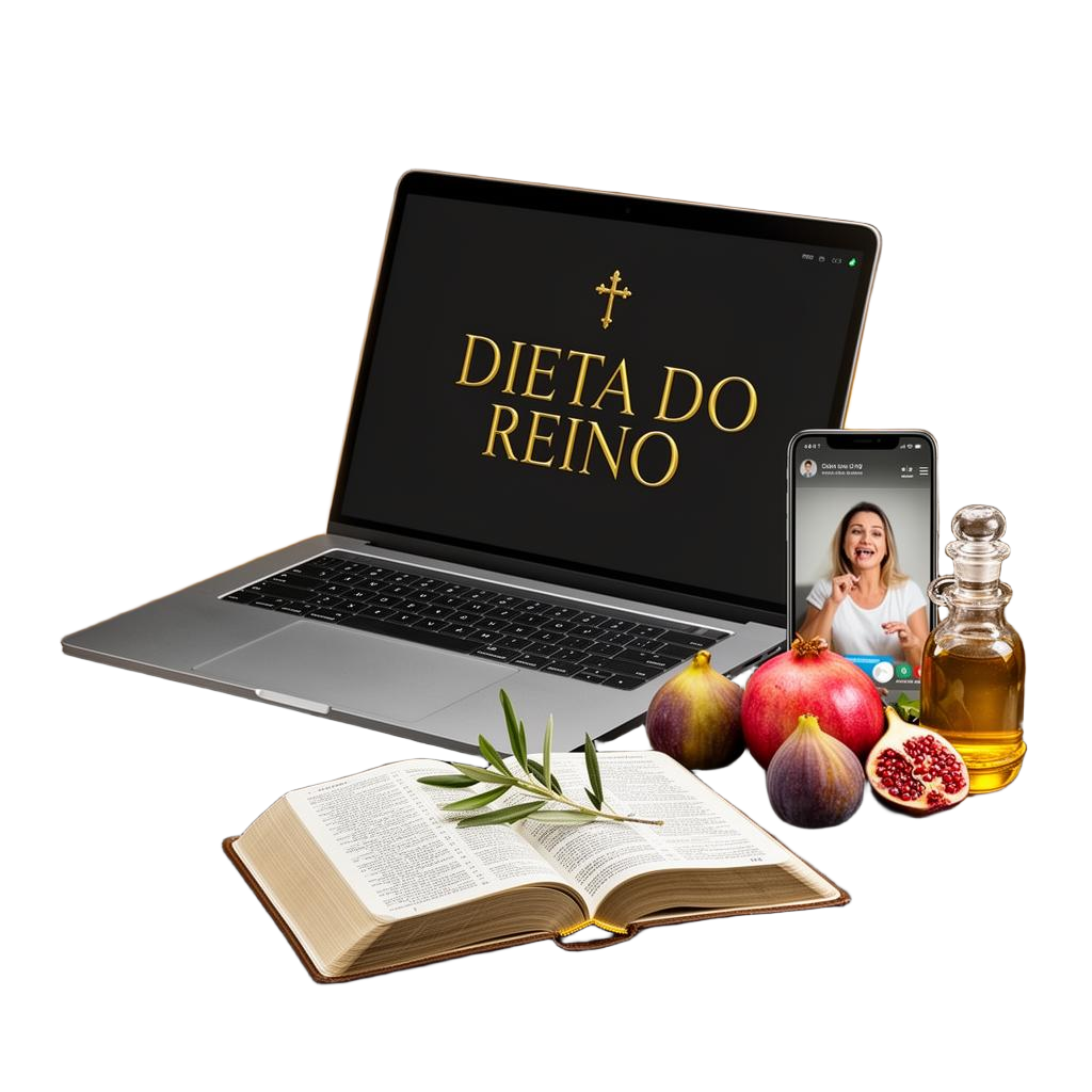 Curso Dieta do Reino em laptop